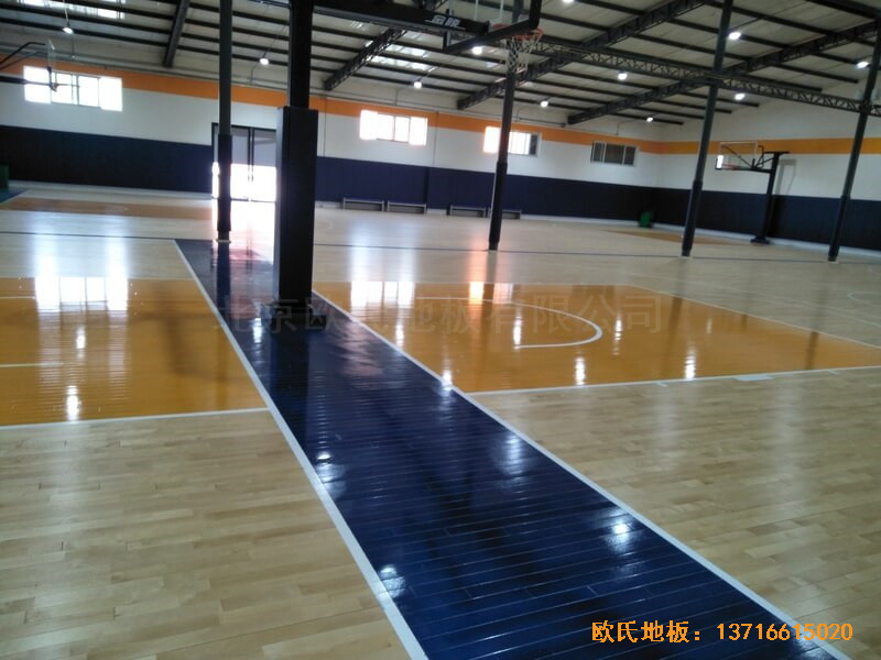 北京game on籃球館運動木地板安裝案例4